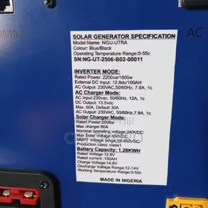 2.5kva/1.8kwh Solar Generator