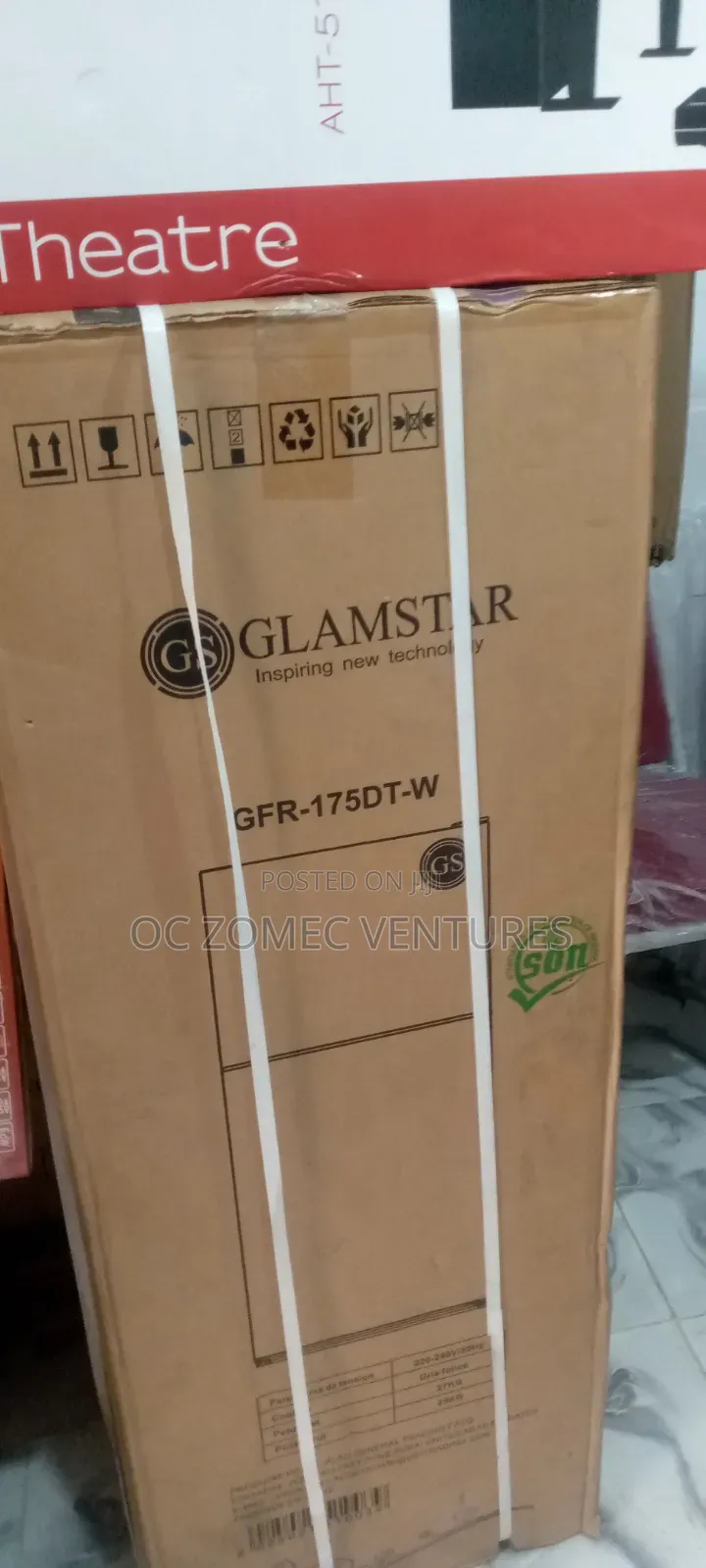 Glamstar Double Door Refrigerator