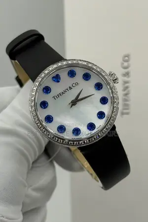 Tiffany Co Quality Luxury Female Genuine Leather Wristwatch