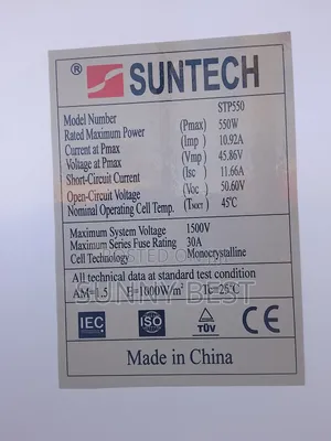Suntech 550w