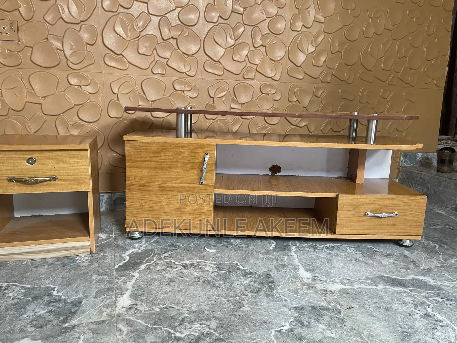 Tv Stand With Side Table