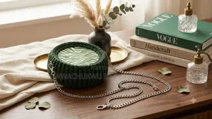 The Forest Zebra Round Bag