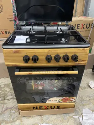 60 X 60 Standing Gas Cooker (4 +0) Wooden Color
