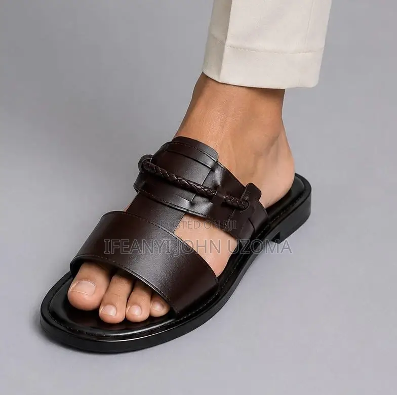 Leather Classic Men Slippers