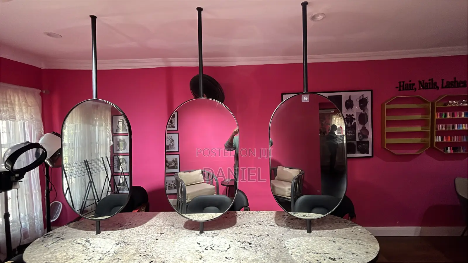 Mirror and Table Set
