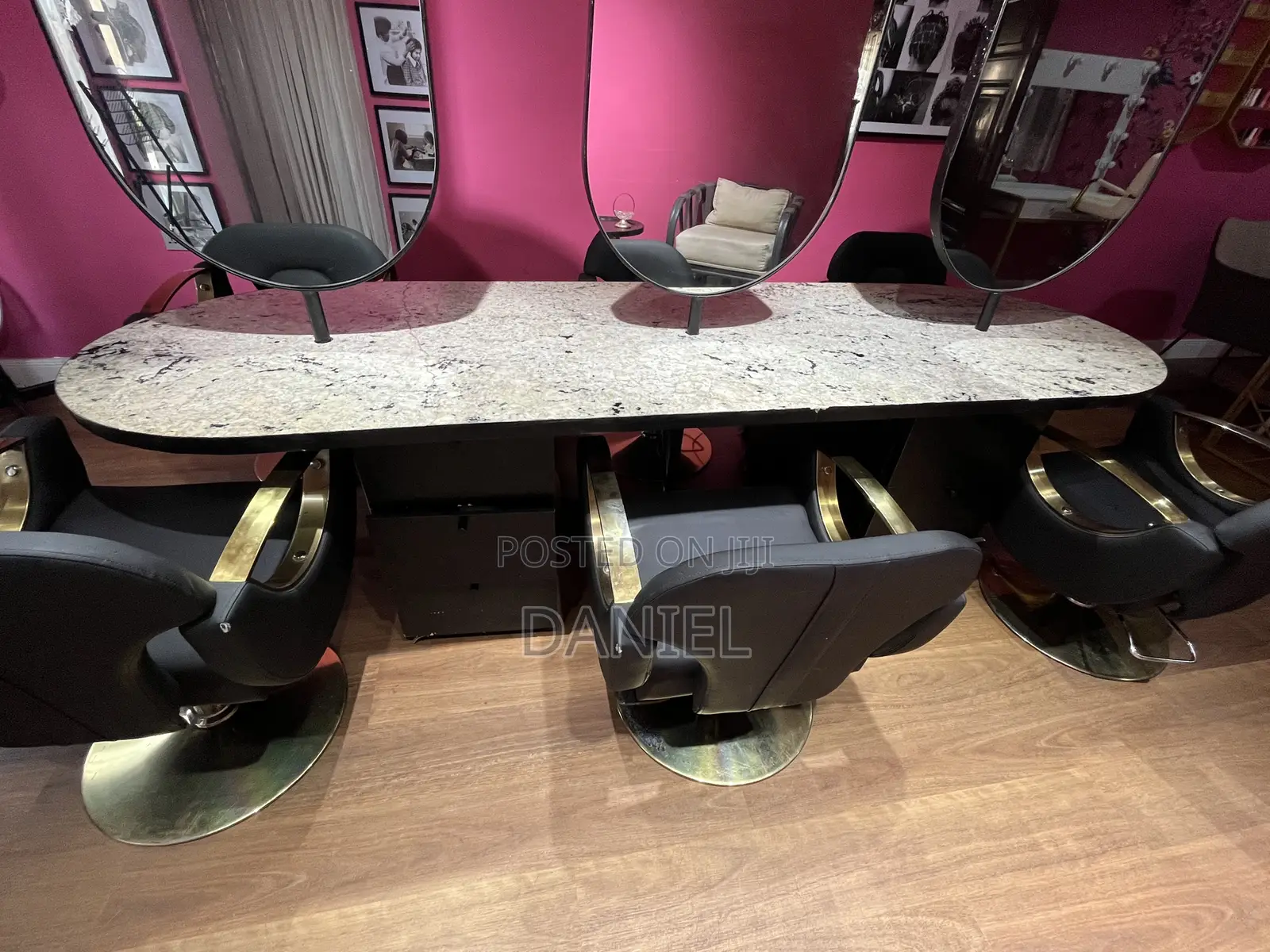 Mirror and Table Set