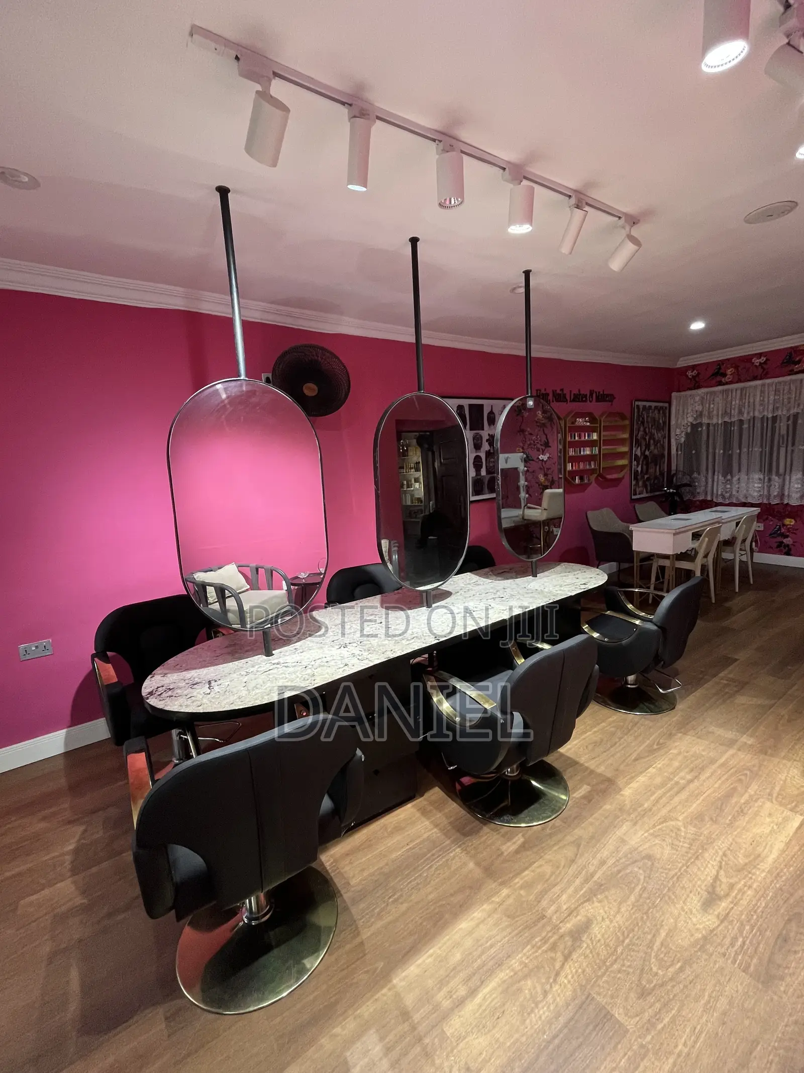 Mirror and Table Set