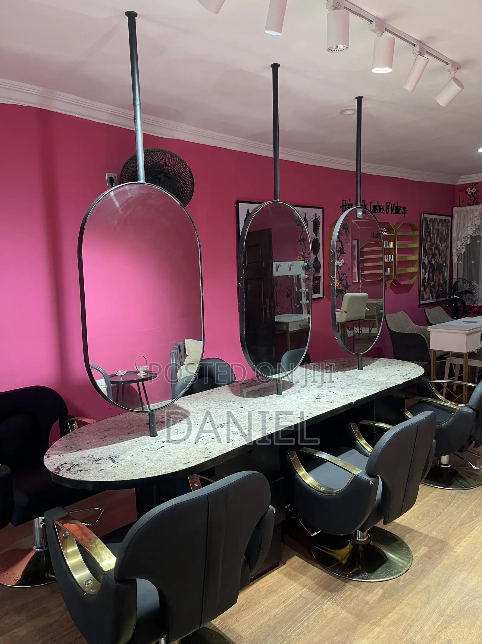Mirror and Table Set