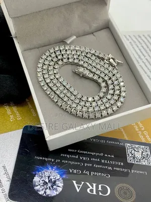VVS Moissanite Tennis Chain, Star Pendant and Star Earring in Store