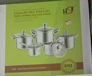Straight Five Piece Set Cooking Ware