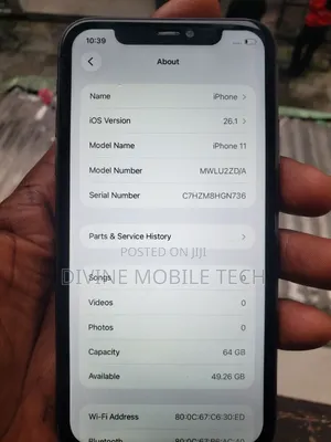 Apple iPhone 11 64 GB Black