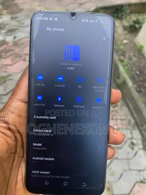 Tecno Spark 7P 64 GB Blue
