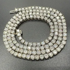 VVS Moissanite Tennis Chain, Star Pendant and Star Earring in Store