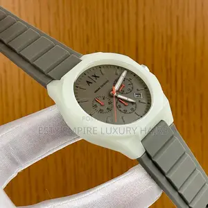 Armani Exchange Quality Luxury Men Rubber Wristwatch