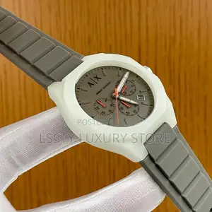 Armani Exchange Quality Luxury Men Rubber Wristwatch
