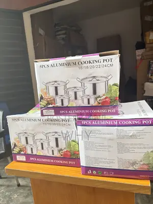 5 Pieces Set Aluminum Pot (Original)