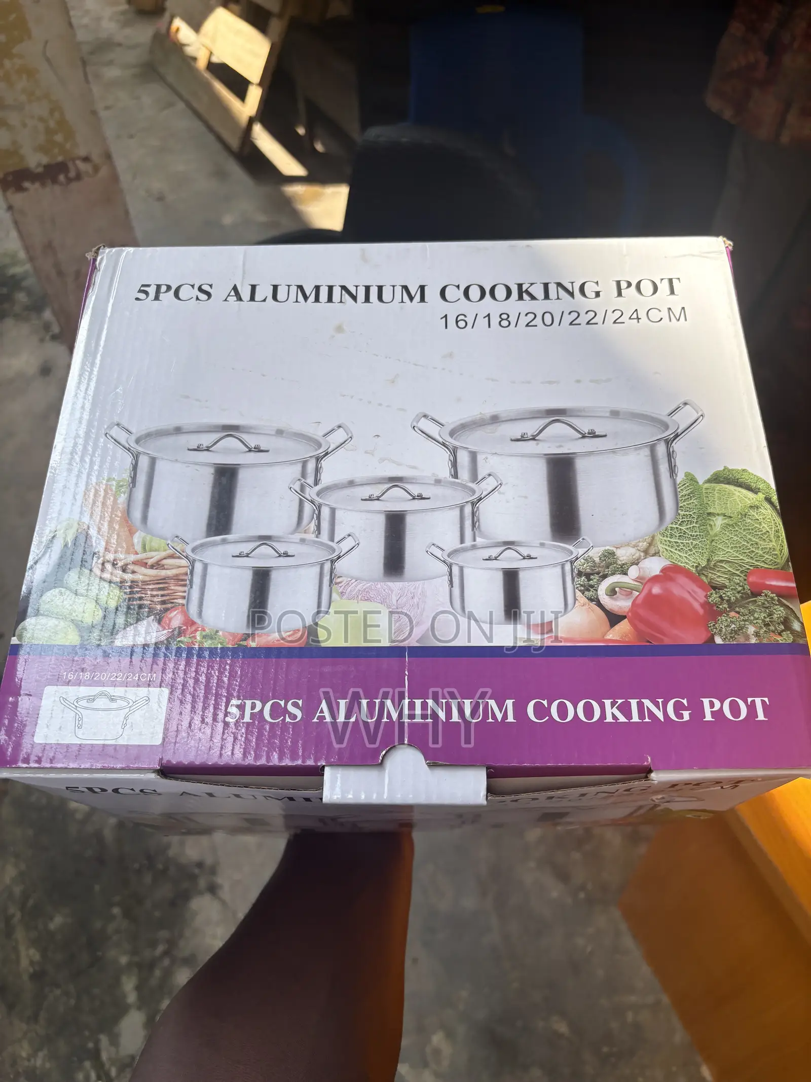5 Pieces Set Aluminum Pot (Original)
