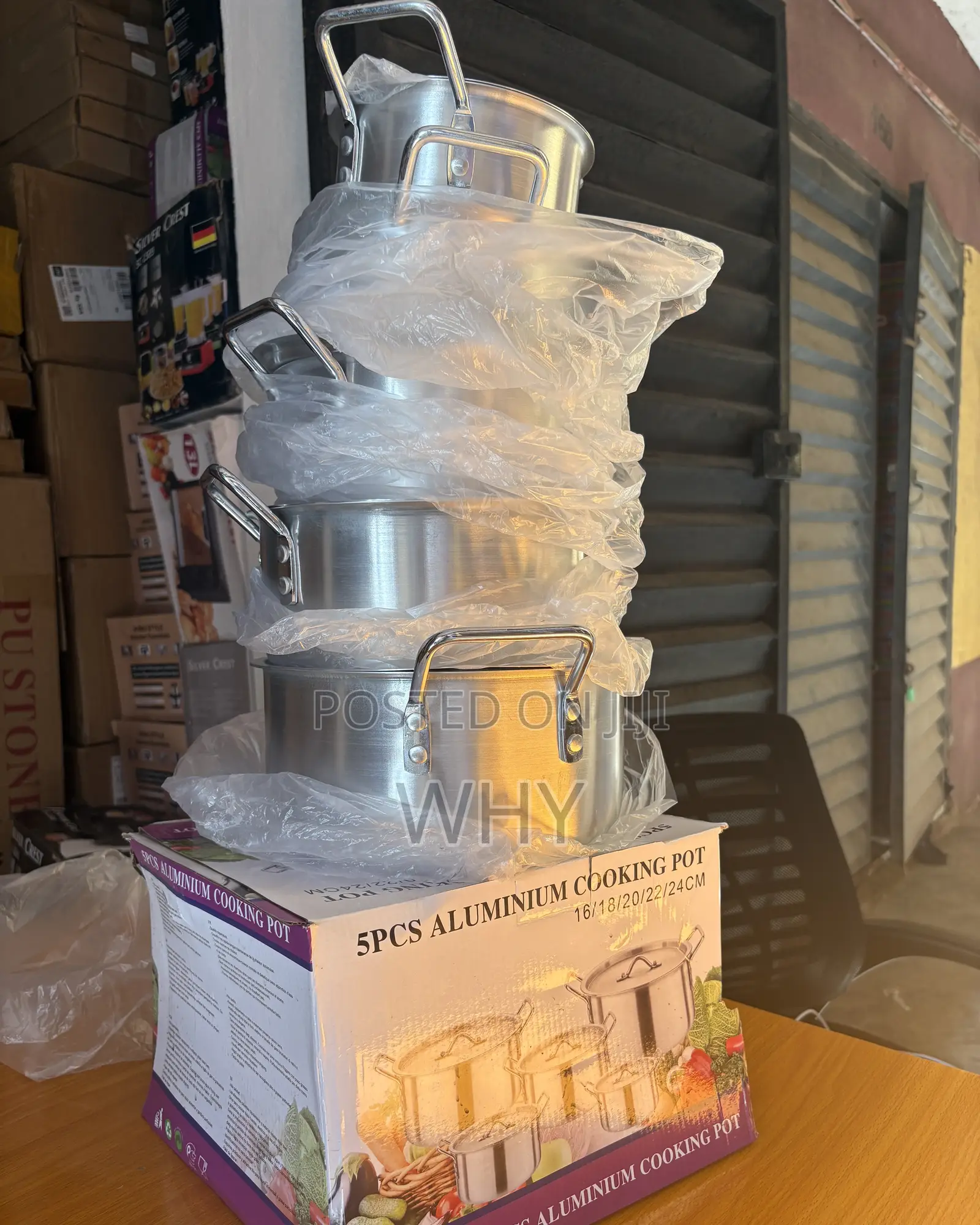5 Pieces Set Aluminum Pot (Original)