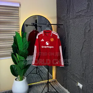 Original Quality Manchester United Official Home Long Sleeves Jersey