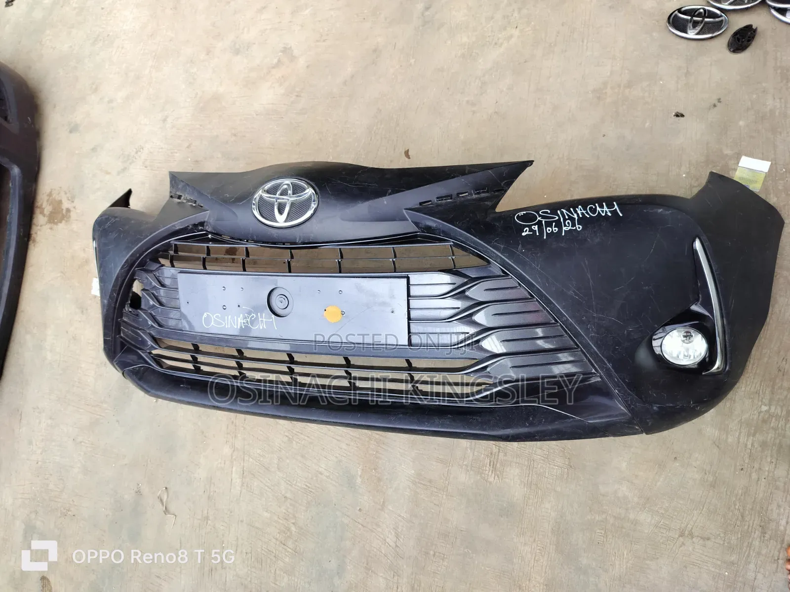 Complete Front Bumper Yaris 2018 Model