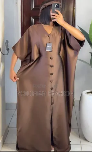 Bubu Gown With Customized Button