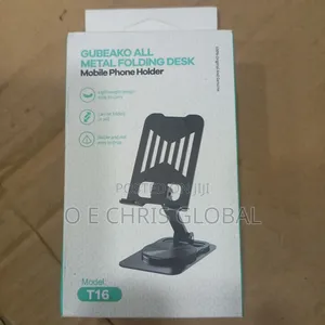 Gubeako All Metal Folding Desk Mobile Phone Holder T16