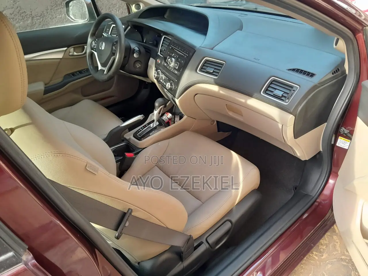 Honda Civic Sedan EX 2013 Maroon