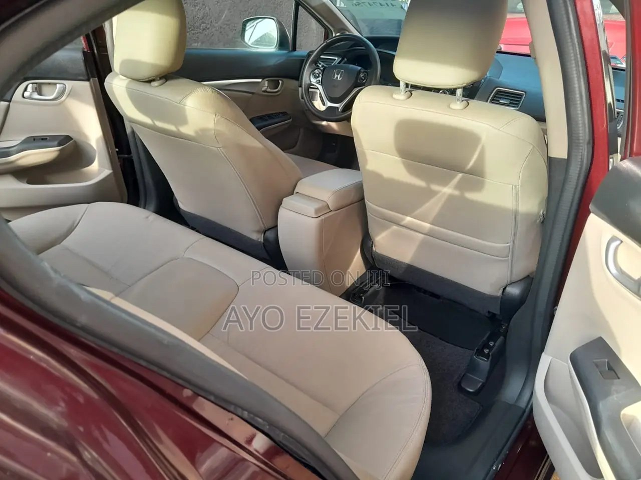 Honda Civic Sedan EX 2013 Maroon