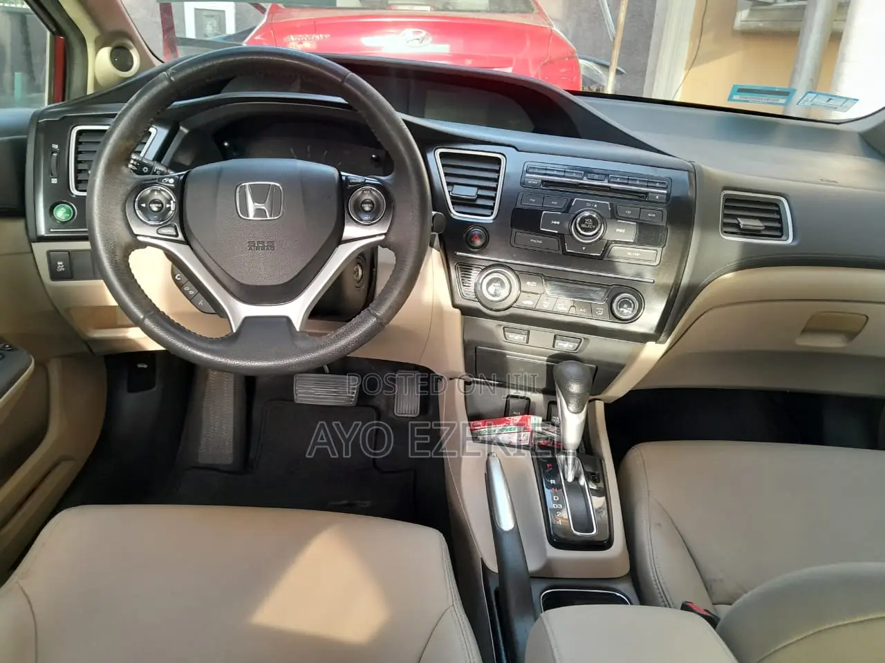 Honda Civic Sedan EX 2013 Maroon