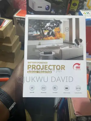 Smart Projector With Inbuilt Rechargeable Battery