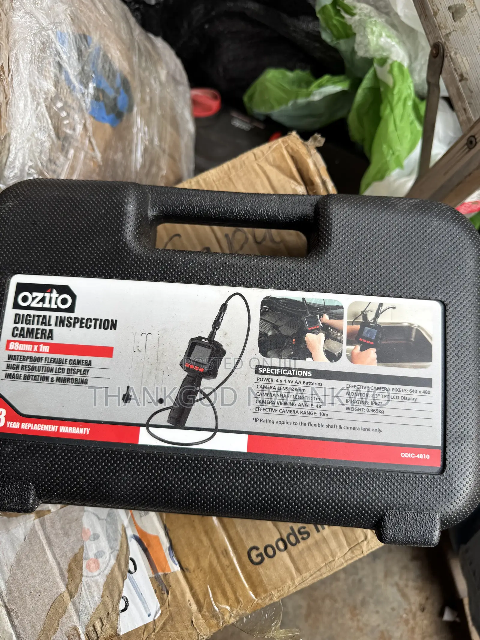 Ozito Ø8mm X 1m Digital Inspection Camera Odic-4810