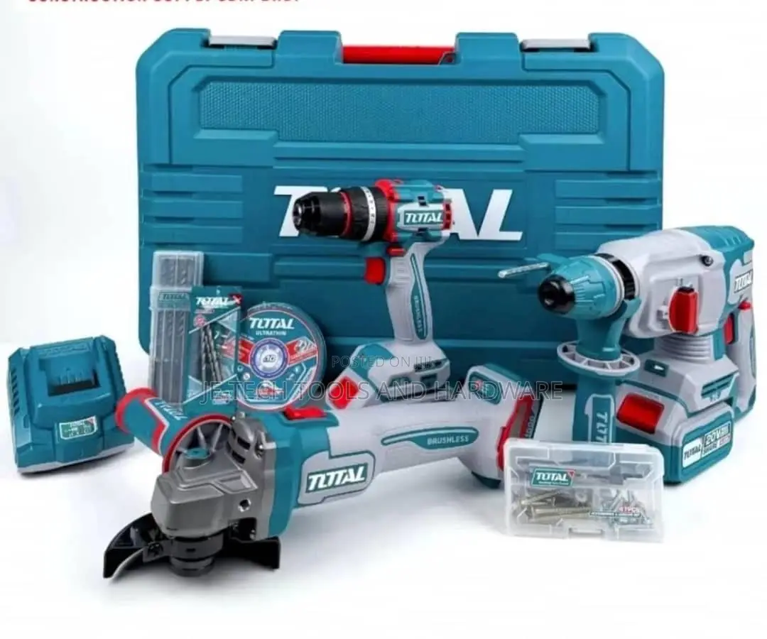 Total Tools 20v Industrial Combo Kit 3in1