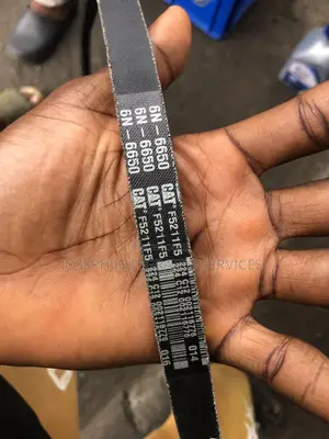 Caterpillar (Cat) Raw Edge, Cogged v-Belt With the Part Number 6n-6650