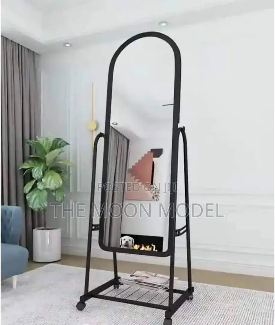 Standing Mirror With Shoe Rack