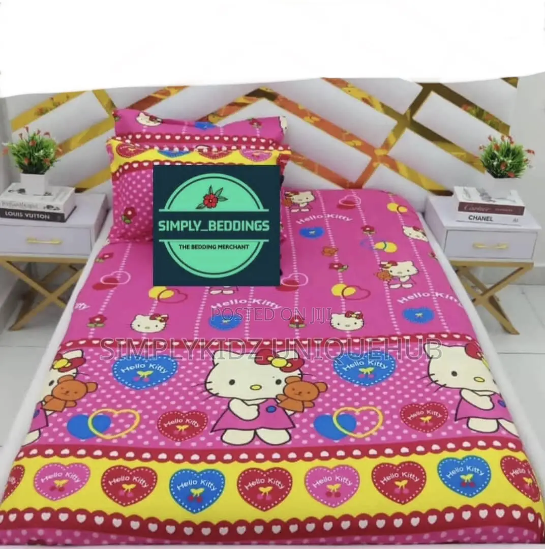Sale Alert! Hello Kitty Cartoon Character Bedsheet