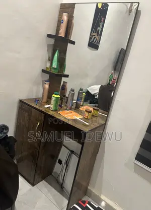 Bed and Bedframe Plus Dressing Mirror