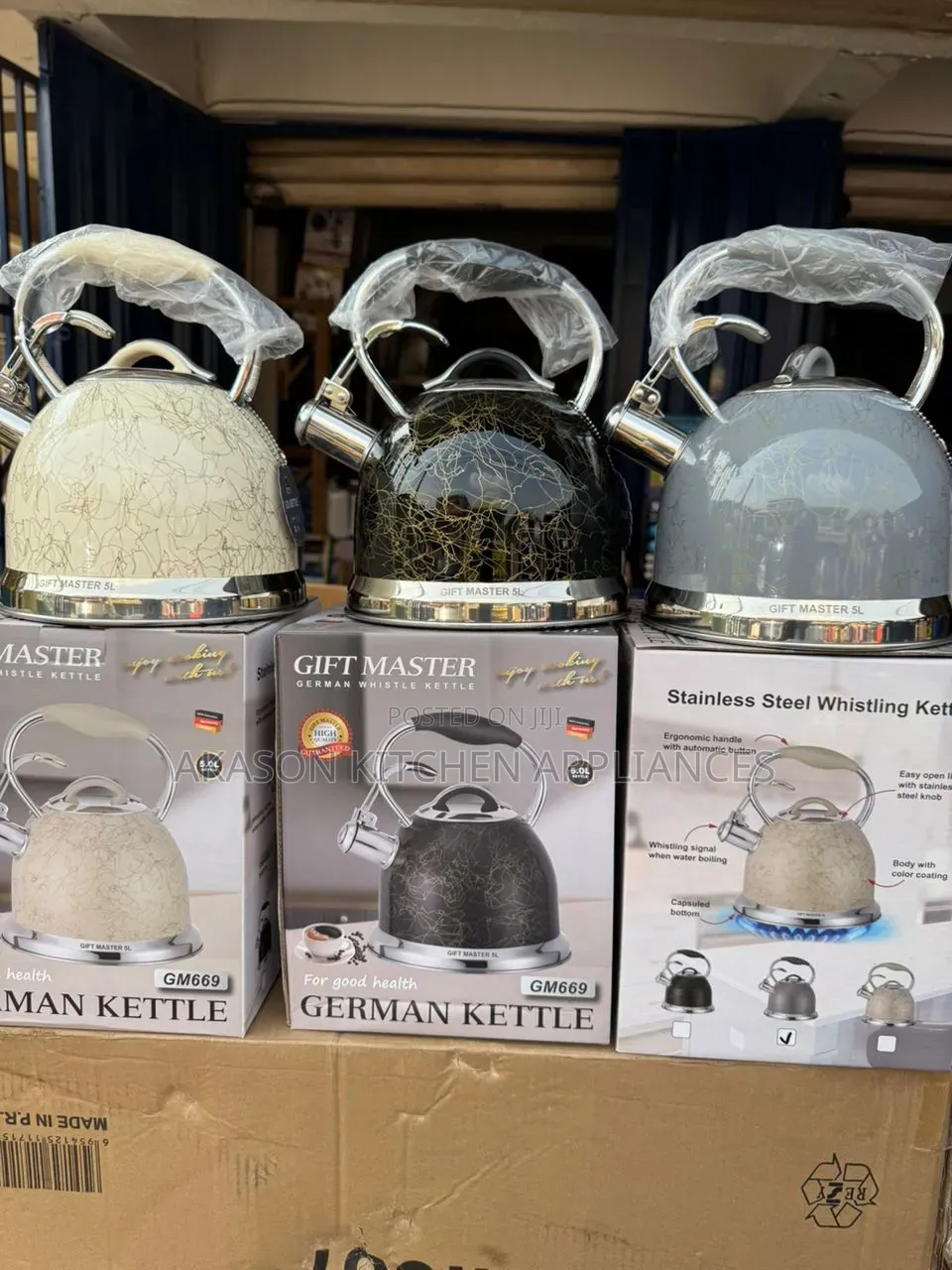 5l Quality German Whistling Kettle