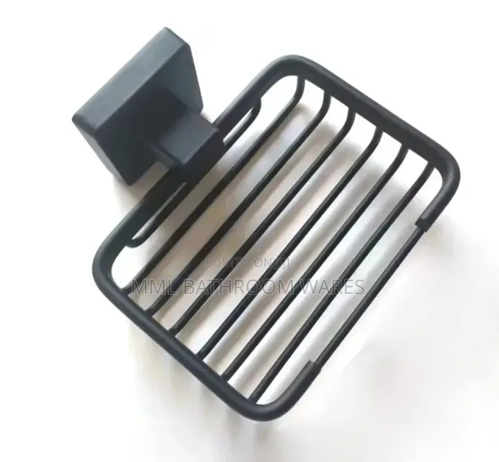 Quality 304 Stainless Soap Holder Black