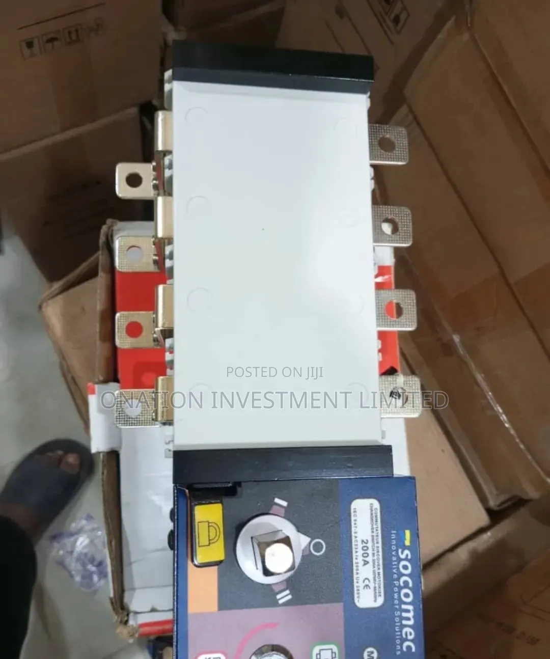 Socomec 200a 4p Industrial Automatic Changeover Switch