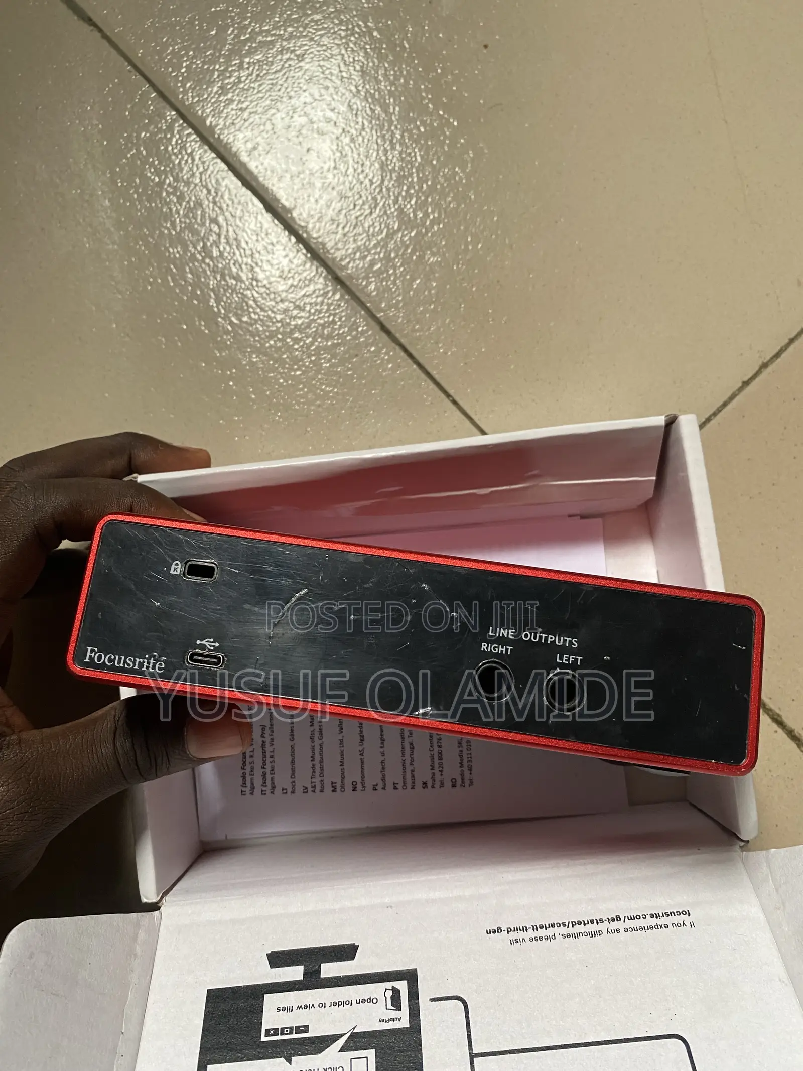Scarlett 2i2 (Third Generation 2-In, 2-Out Usb Audio Interface)