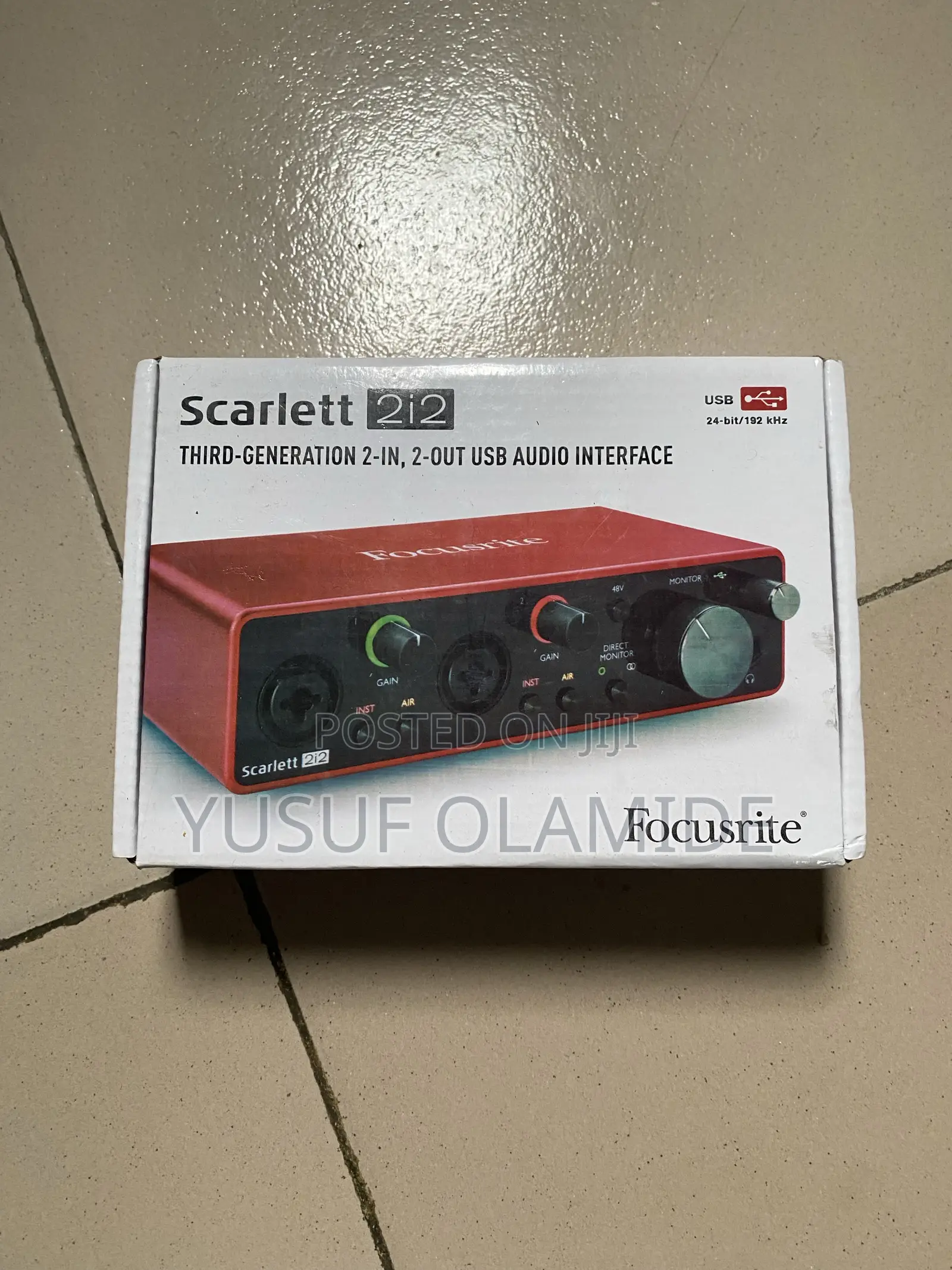 Scarlett 2i2 (Third Generation 2-In, 2-Out Usb Audio Interface)
