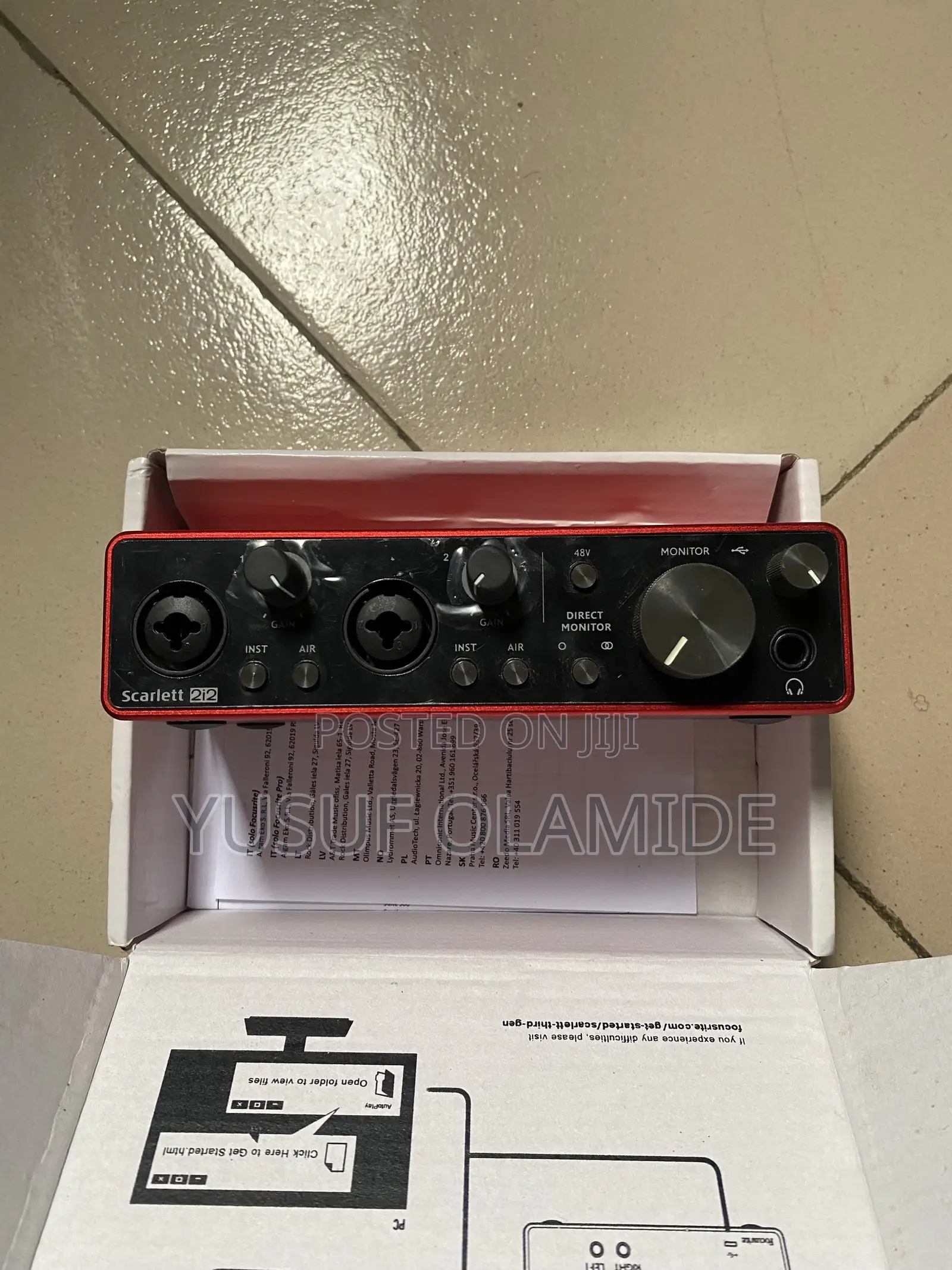 Scarlett 2i2 (Third Generation 2-In, 2-Out Usb Audio Interface)