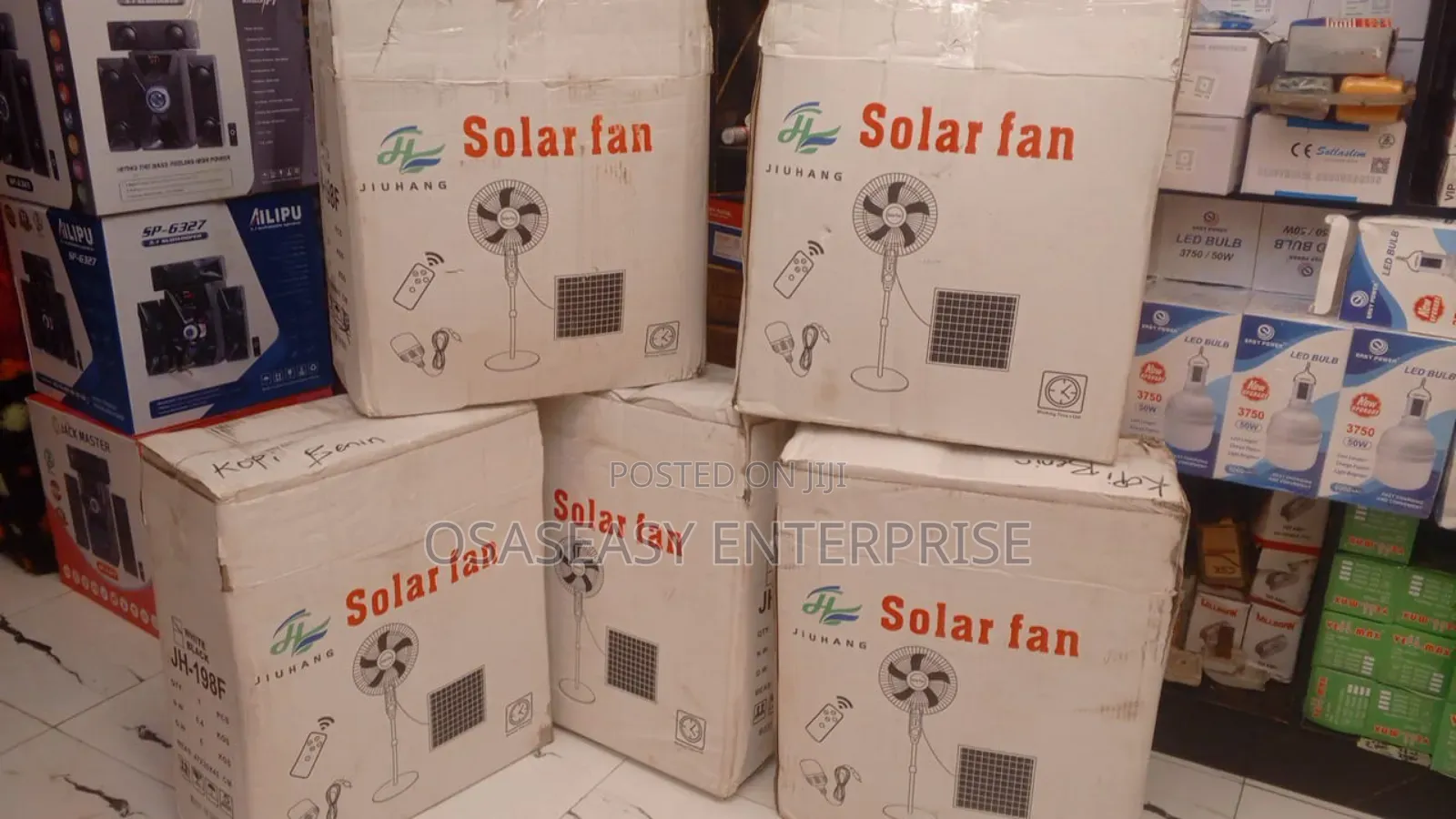 Original Solar Rechargeable Fan
