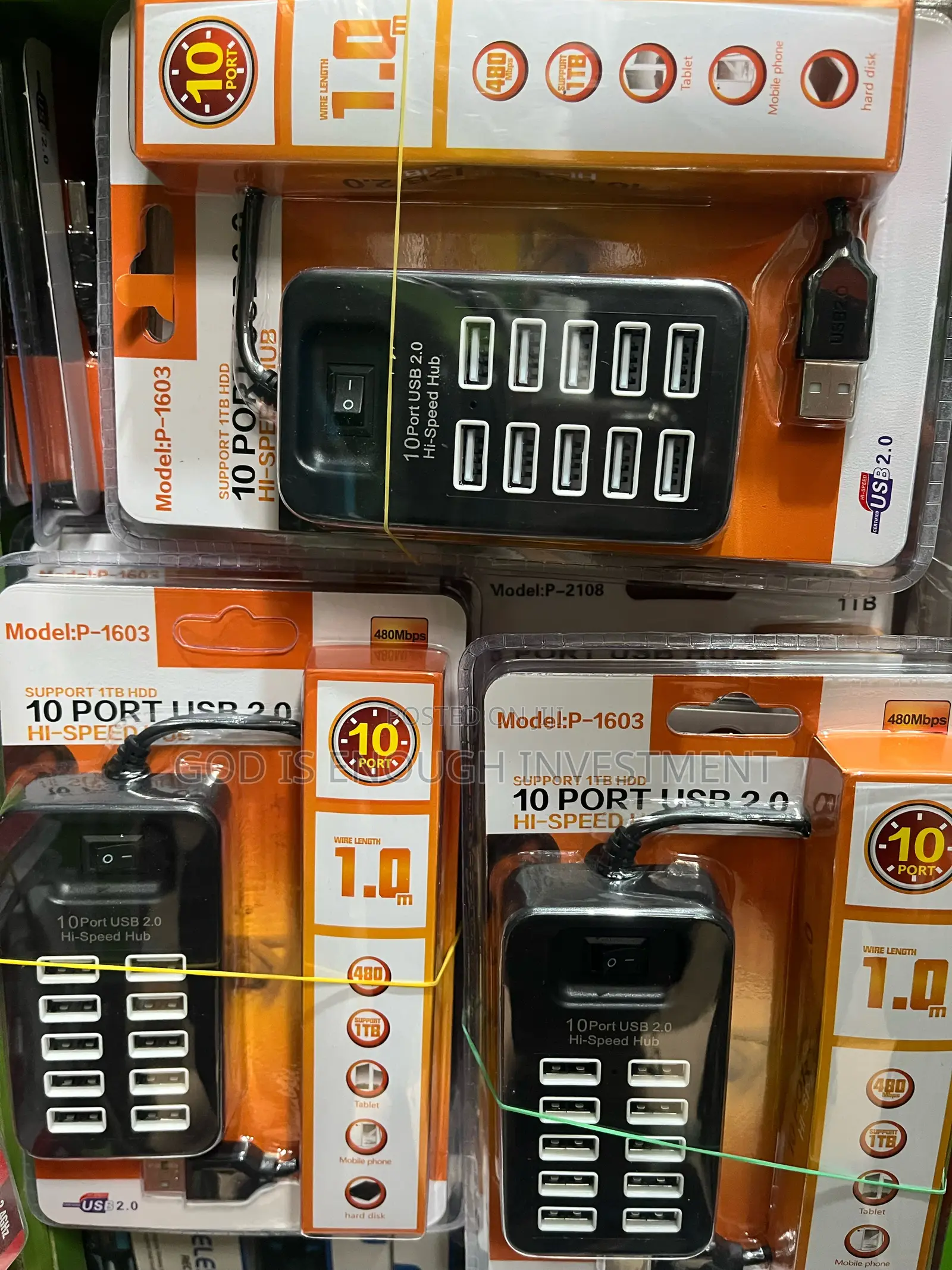 10 Ports Usb Hubs For Charging