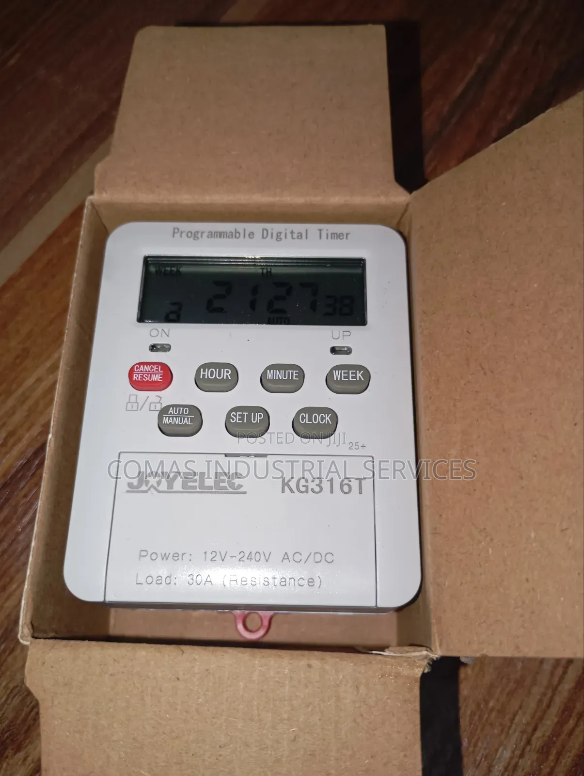 Joyelec Kg316t Programmable Digital Timer Switch ( 12v-240v Ac/Dc)
