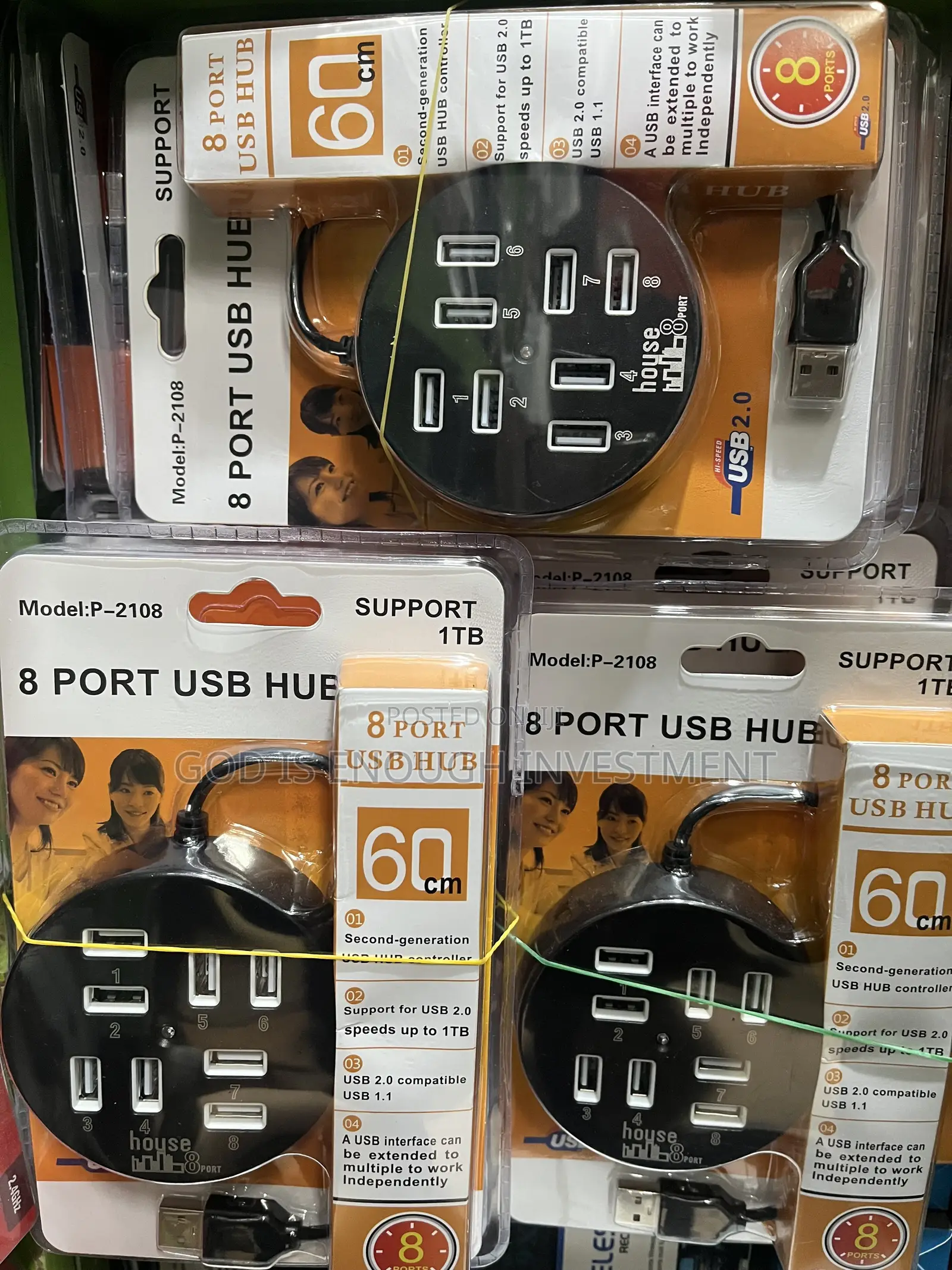 8 Ports Usb Hubs for Charging