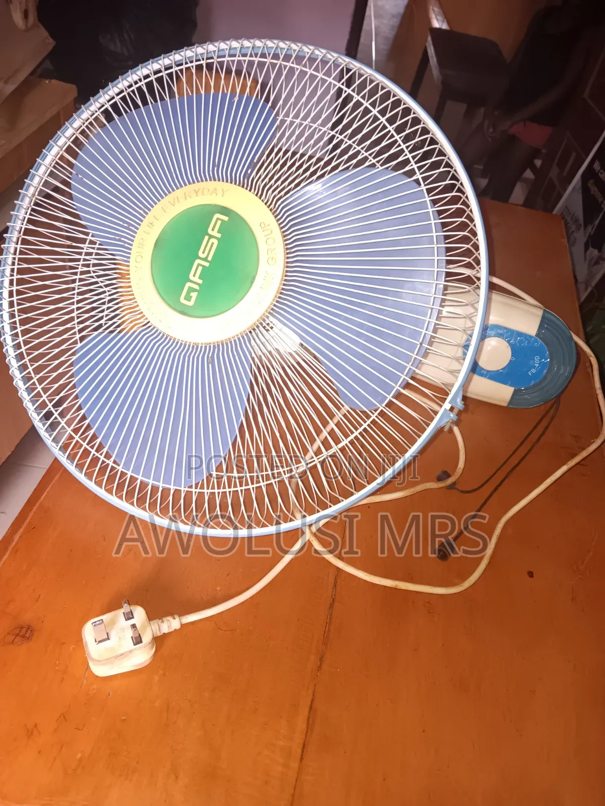 Fairly Used Wall Fan