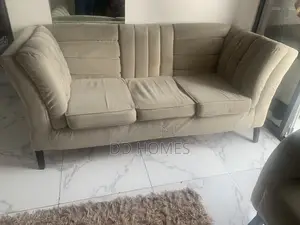 3 Sitter Sofa 2 Singles Chair 2 Sitter Green Sofa a Rug