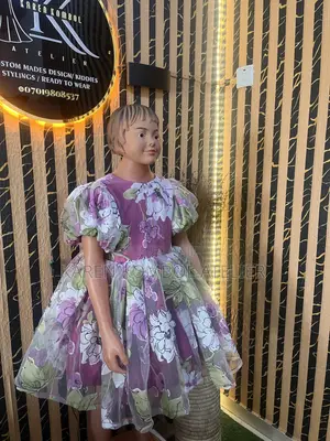 Pink Floral Girls Birthday Dress | Princess Style