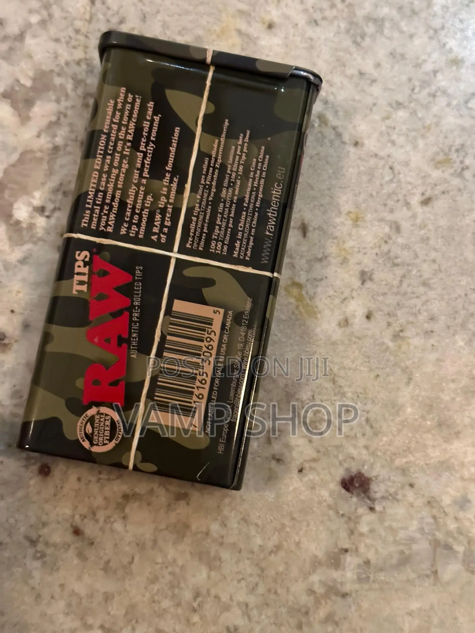 Raw Authentic Pre Rolled Tips (Limited Edition)